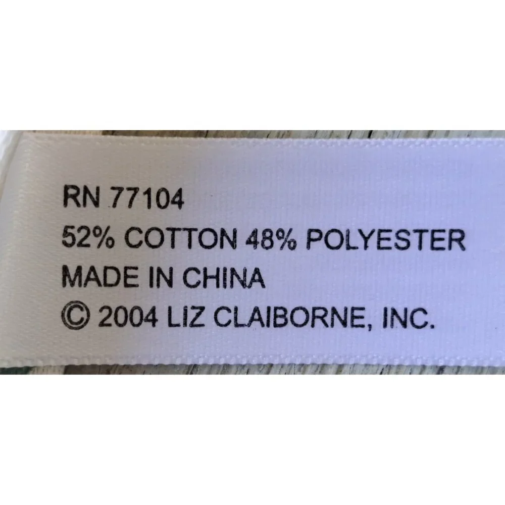 Vintage Liz Claiborne Holly Swirl 100